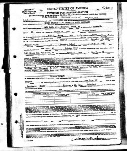 mania kaufman - petition for naturalization
